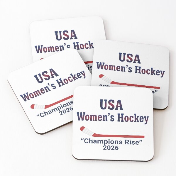 Item preview, USA Women's Hockey 2026 - Champions Rise designed and sold by CrispyMeowsart.
