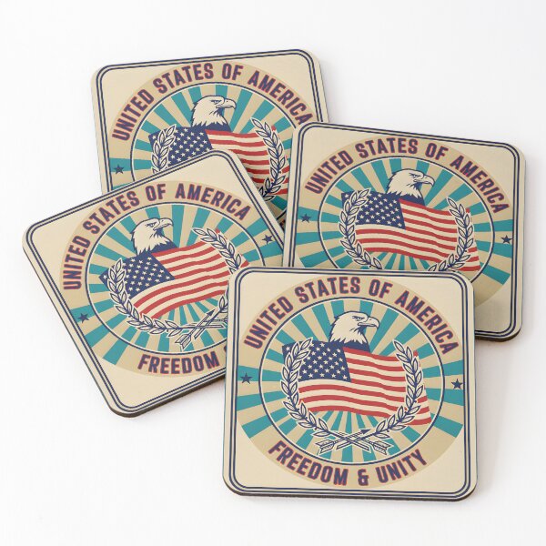 Item preview, Freedom and Unity American Eagle Retro Sunburst designed and sold by BoralisSynth.