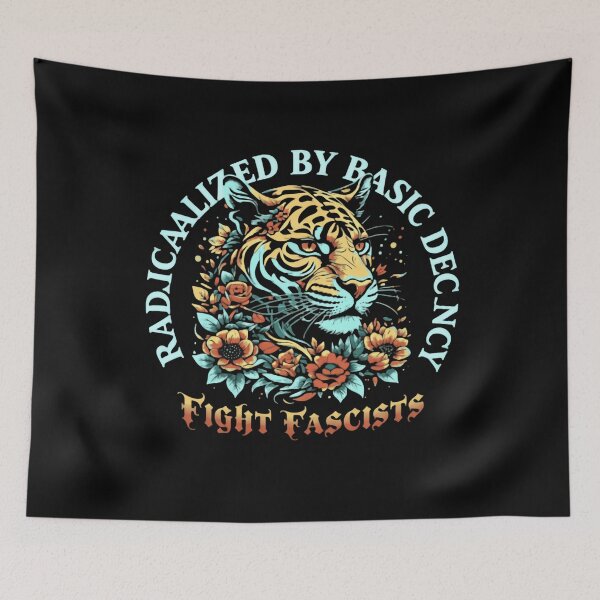 Item preview, Radicalized By Basic Decency Anti Fascist Democracy designed and sold by SkeletonsDanger.
