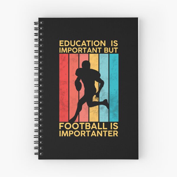 Item preview, Education Is Important But Football Is Importanter White designed and sold by jeedaharoun.