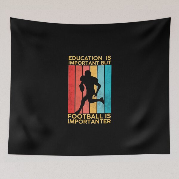 Item preview, Education Is Important But Football Is Importanter White designed and sold by jeedaharoun.