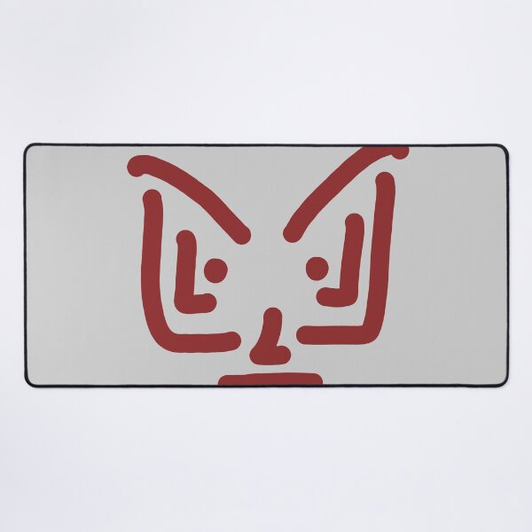 Item preview, Scarlet Mask – Bold Abstract Line Art Face designed and sold by felipemaldonadoart.