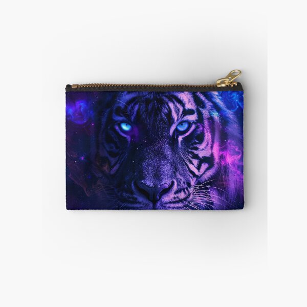 Item preview, Tiger Portrait With Purple Cosmic Background designed and sold by QuantumDrift.