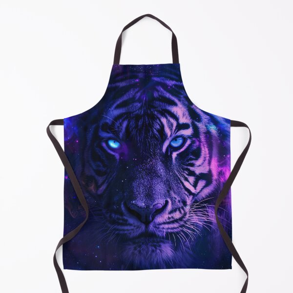 Item preview, Tiger Portrait With Purple Cosmic Background designed and sold by QuantumDrift.