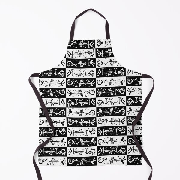 Item preview, Abstract Geometric Black & White Pattern – Hand Drawn Pattern designed and sold by DFLC Prints.