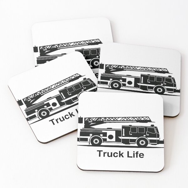 Item preview, Truck Life. Black and White designed and sold by KillaStickers.