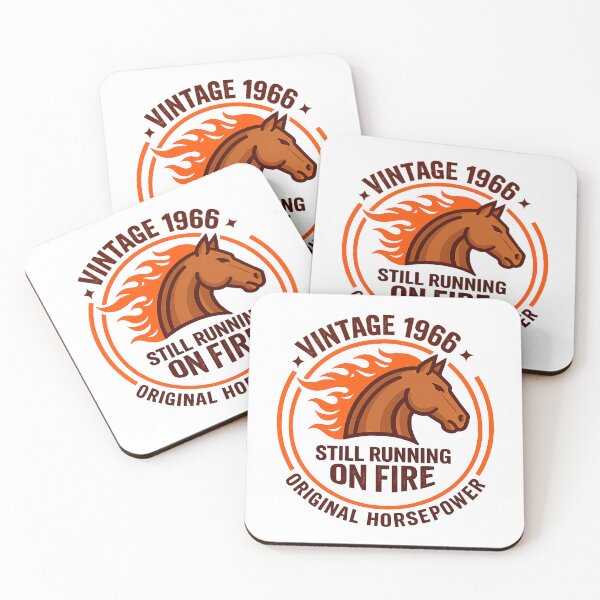 Item preview, Vintage 1966 Fire Horse 60th Birthday Emblem designed and sold by avinigav.