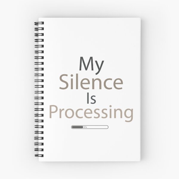 Item preview, My Silence Is Processing – Social Battery Loading designed and sold by MadCatDesign77.