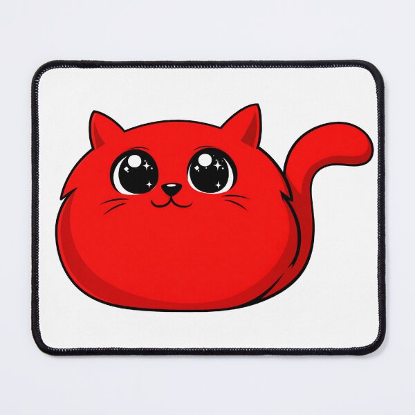 Item preview, Red Cat Anime Cartoon Illustration Cute Cat Animal Lovers designed and sold by RickE.