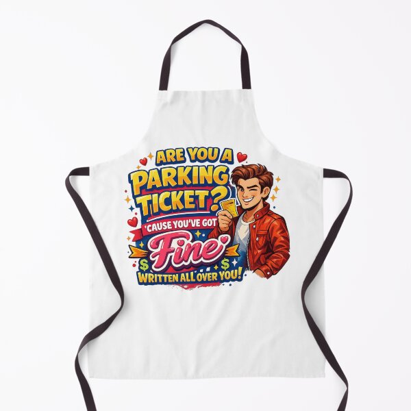 Item preview, Are You a Parking Ticket? Funny Flirty Pickup Line T-Shirt – Cute Romantic Humor Design for T-Shirts & Stickers designed and sold by Sushikidsntod.