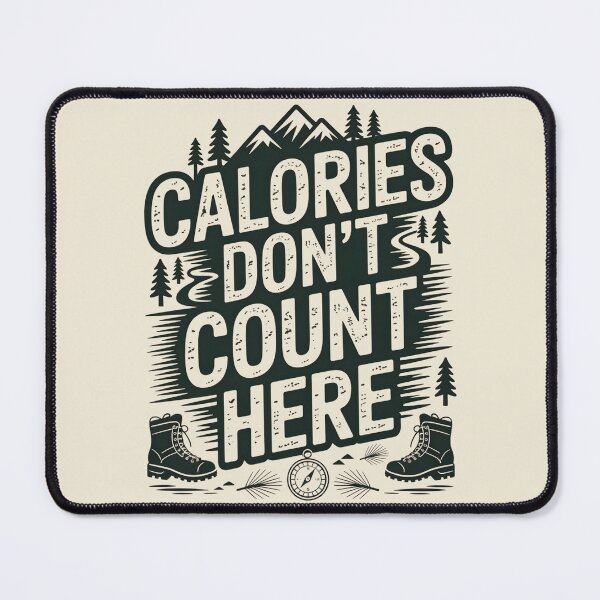 Item preview, Calories Don’t Count Here Hiking designed and sold by Ink Magic.