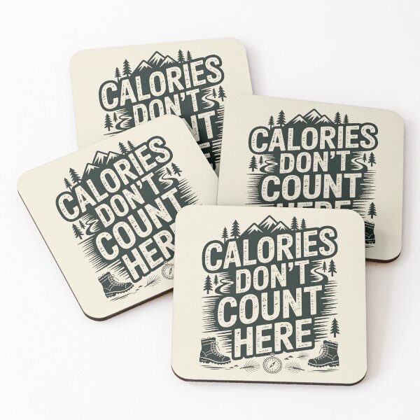 Item preview, Calories Don’t Count Here Hiking designed and sold by Ink Magic.