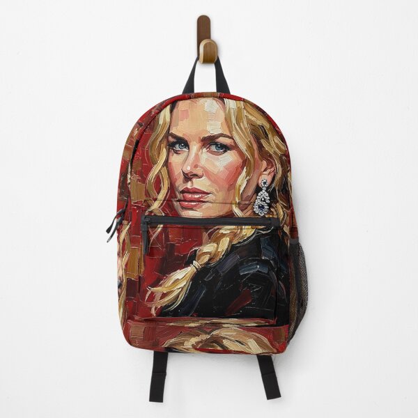 Item preview, Hollywood Elegance – Expressive Nicole Kidman Oil Portrait designed and sold by Art's Diner.