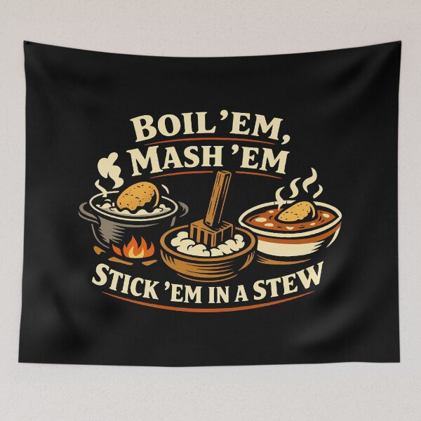 Item preview, Boil Mash Stew Vintage Tater Farm designed and sold by agearb.