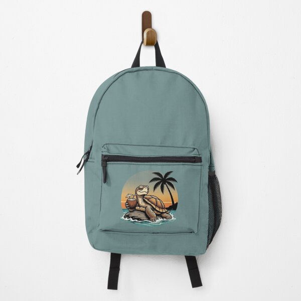 Item preview, Chill Turtle on Rock – Coconut Vacation Vibes designed and sold by SilentPowerArt.