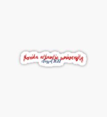 florida atlantic university Sticker