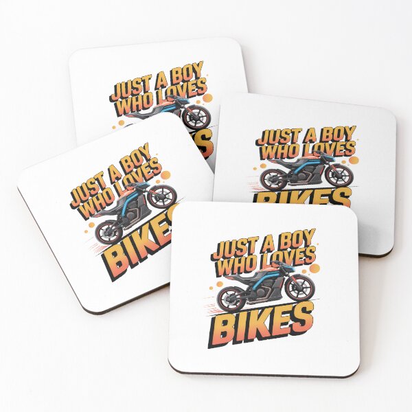 Item preview, Just a Boy Who Loves Bikes designed and sold by DigitalDream11.