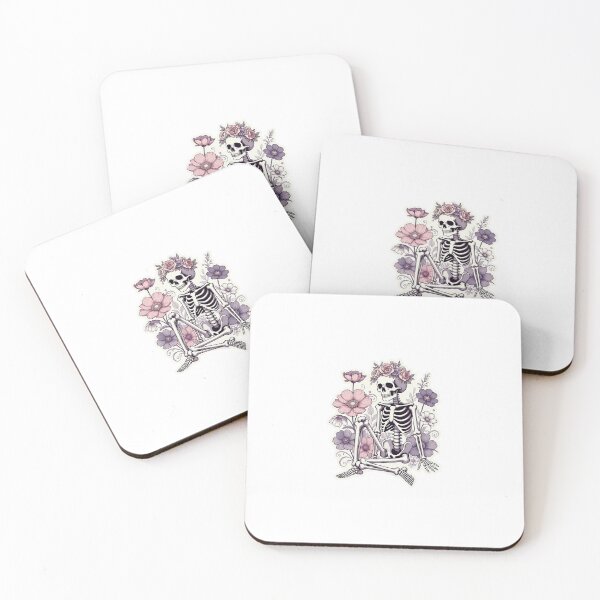 Item preview, Gothic Skeleton with Flowers designed and sold by ajcreation2343.