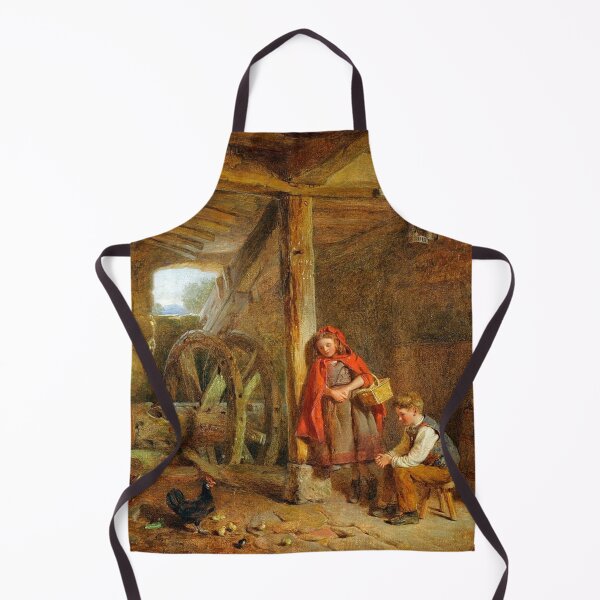 Item preview, Children with Chicken and Chicks - Alfred Provis designed and sold by TheCulturedConures.