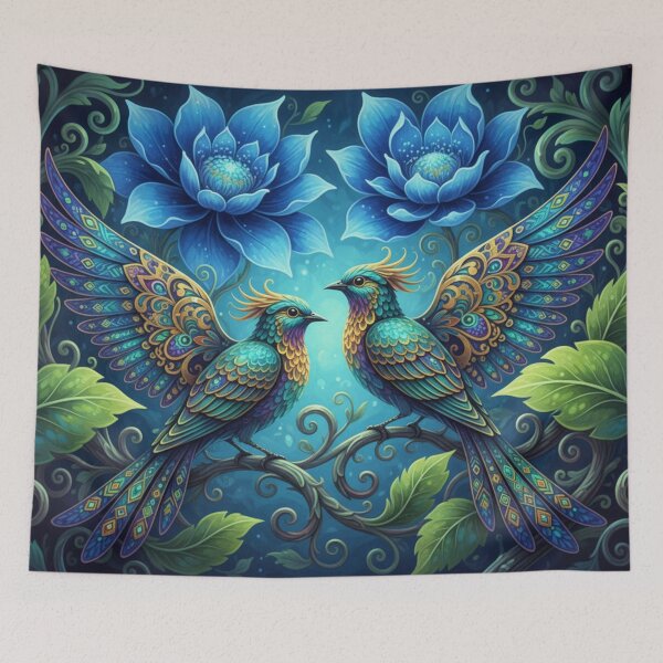 Item preview, Mystical birds in paradise designed and sold by Sigtrix.