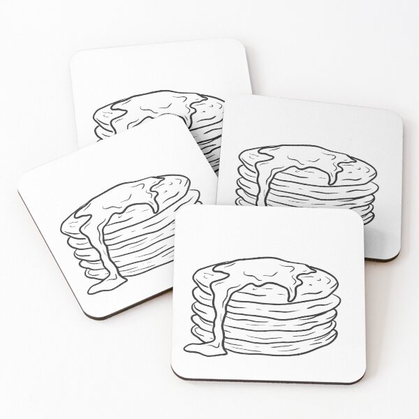 Item preview, Bakery Pancakes line art Clipart, baking food designed and sold by GorXena.