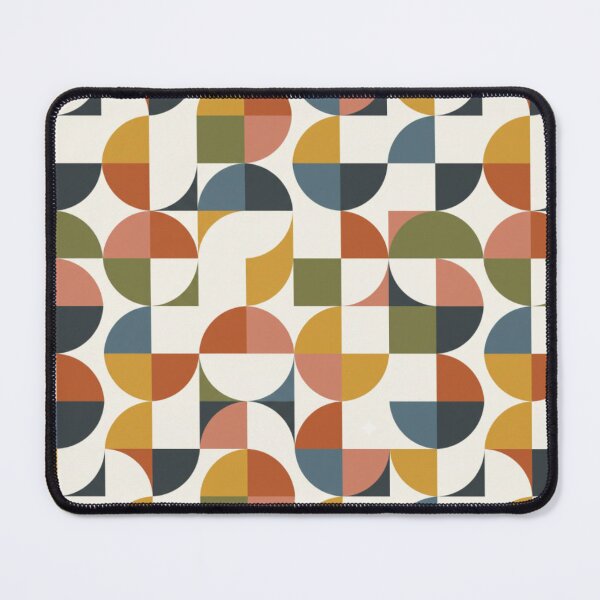 Item preview, Mid Century Modern Geometric Pattern – Retro Abstract Circles designed and sold by FashioonTrends.