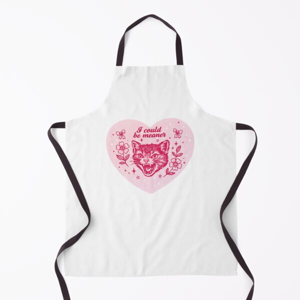 Item preview, I Could Be Meaner Kitten Heart designed and sold by krystalRomanart.