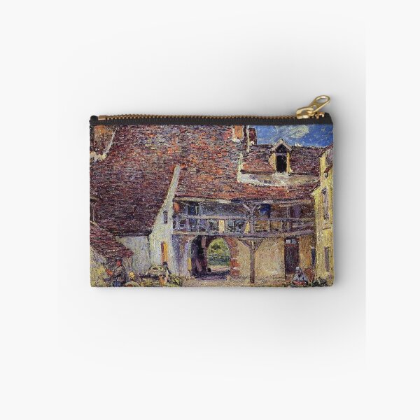 Item preview, Courtyard of a Farm at Saint Mammes - Alfred Sisley designed and sold by TheCulturedConures.