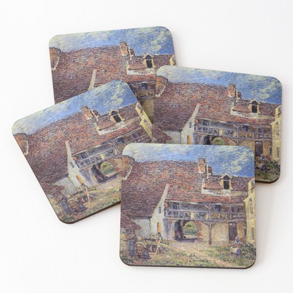 Item preview, Courtyard of a Farm at Saint Mammes - Alfred Sisley designed and sold by TheCulturedConures.