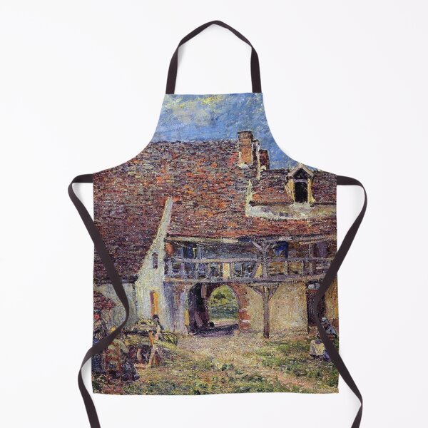 Item preview, Courtyard of a Farm at Saint Mammes - Alfred Sisley designed and sold by TheCulturedConures.