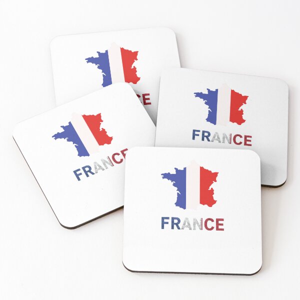 Item preview, France Map Silhouette Tricolour Flag Design designed and sold by Crevadstore .