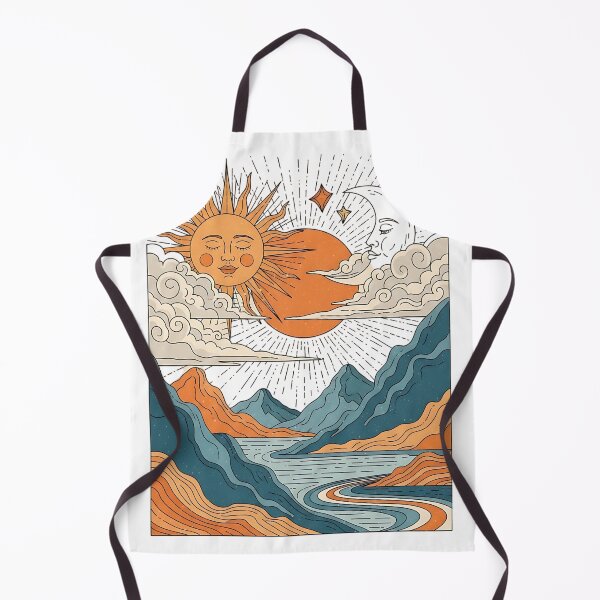 Item preview, Celestial Sun and Moon Landscape designed and sold by iwzzuel.