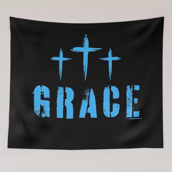 Item preview, Grace – Christian Faith - Sky Blue Design designed and sold by MoriaStore.
