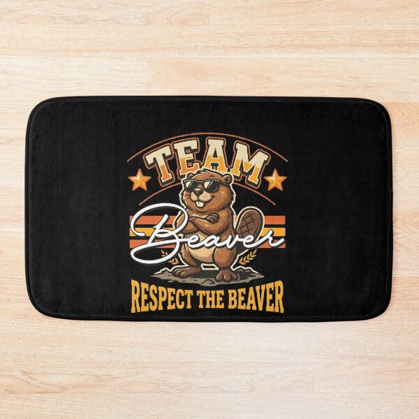Item preview, Team Beaver – Respect the Beaver | Funny Beaver Mascot Graphic designed and sold by Cree8if.