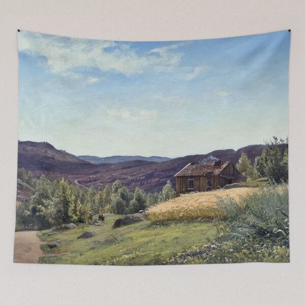 Item preview, Farm, 1879 - Amaldus Nielsen designed and sold by TheCulturedConures.