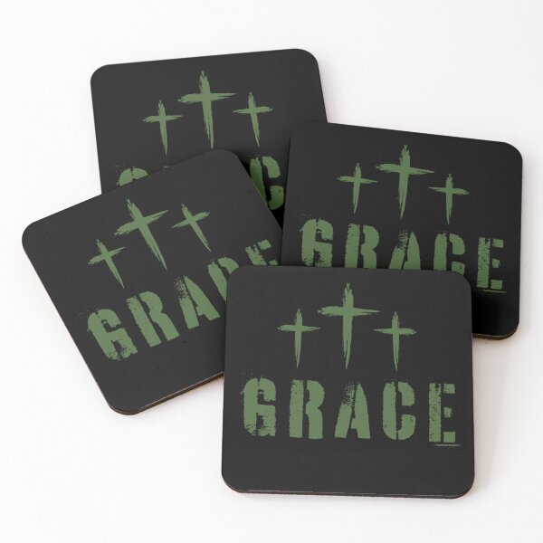 Item preview, Grace – Christian Faith - Green Design designed and sold by MoriaStore.
