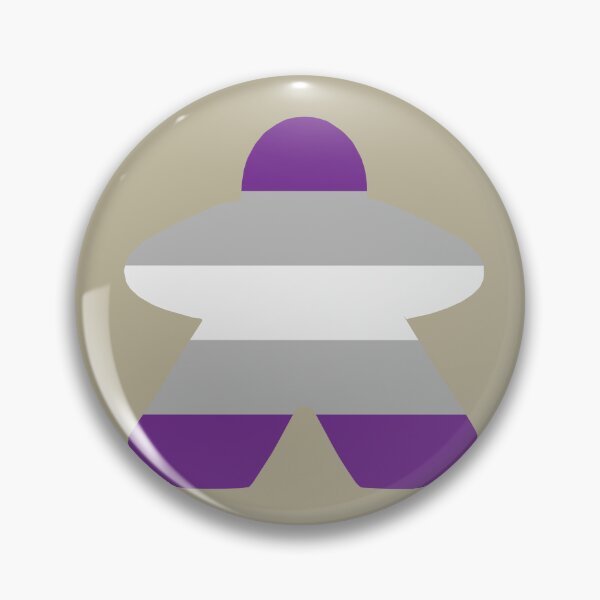 Item preview, Graygender Pride Flag Stripes Board Game Meeple  designed and sold by TackyTime.