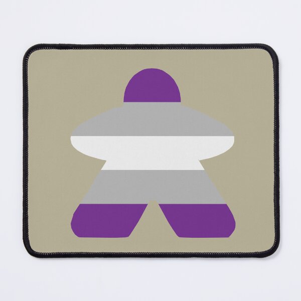 Item preview, Graygender Pride Flag Stripes Board Game Meeple  designed and sold by TackyTime.