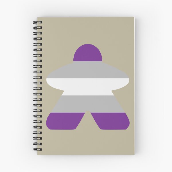 Item preview, Graygender Pride Flag Stripes Board Game Meeple  designed and sold by TackyTime.