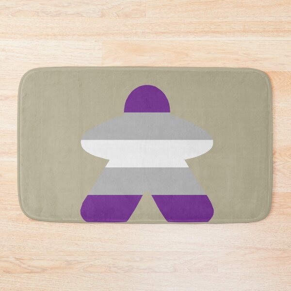 Item preview, Graygender Pride Flag Stripes Board Game Meeple  designed and sold by TackyTime.