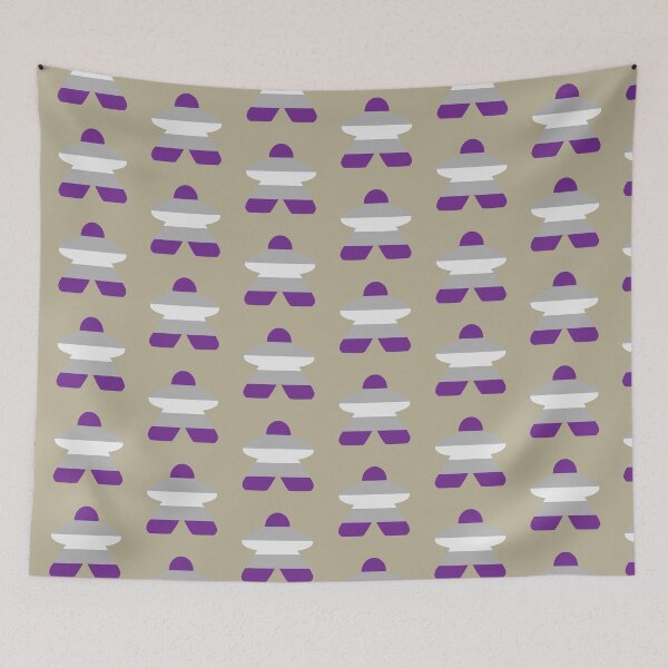 Item preview, Graygender Pride Flag Stripes Board Game Meeple  designed and sold by TackyTime.