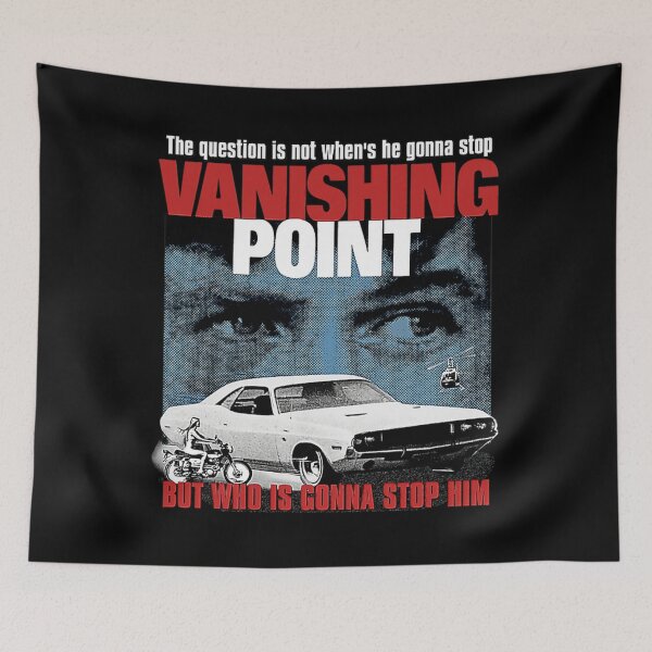 Item preview,  Vanishing Point Blue Poster Driver Car designed and sold by Ulyaa.