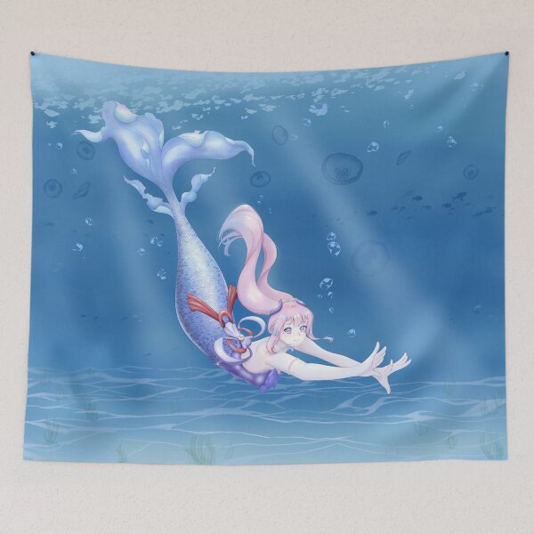 Item preview, Mermaid Kokomi with Background designed and sold by Karucchi.