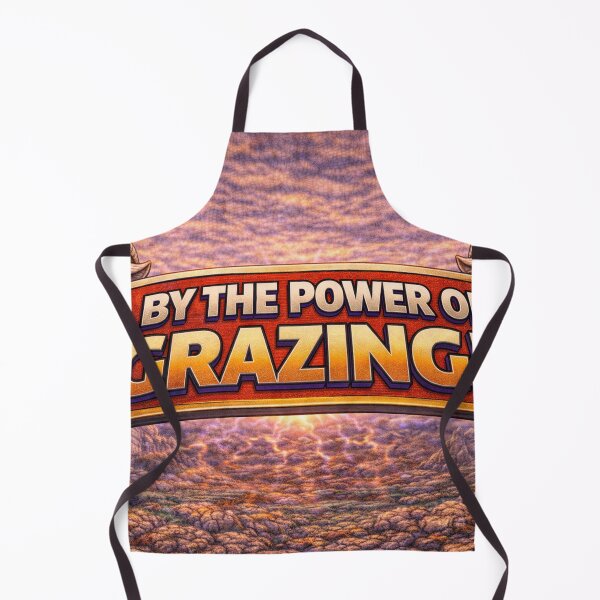 Item preview, By the Power of Grazing, Sheep-Man Battle Cry Banner | Sheepism Parody designed and sold by Thpoar.