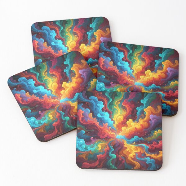 Item preview, Flaming cosmic color burst vision designed and sold by Sigtrix.