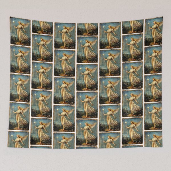 Item preview, Vintage Angel in Dreamlike Landscape designed and sold by Shoot-The-Moon.