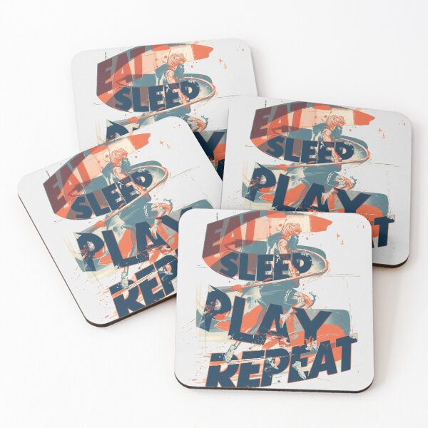 Item preview, Eat Sleep Play Repeat – Bold Gamer Lifestyle Typography Design designed and sold by ConfuseLab Alt.