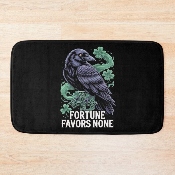 Item preview, Fortune Favors None – Celtic Cross Raven Shamrock St. Patrick's Day designed and sold by DarylWelsh2024.