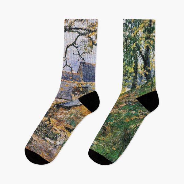 Item preview, Farm at Montfoucault I, 1874 - Camille Pissarro designed and sold by TheCulturedConures.