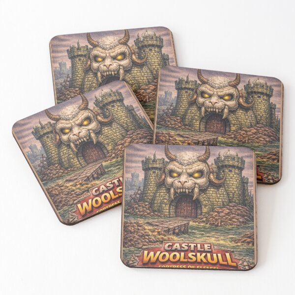 Item preview, Castle Woolskull, Fortress of Fleece | Sheep-Man Sheepism Parody designed and sold by Thpoar.